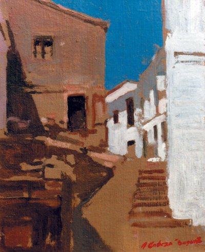 Pintura Valenciana - Calle de Sagunto od Alejandro Cabeza