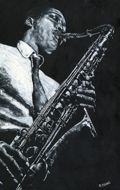 Expresivní saxofon od Richard Young