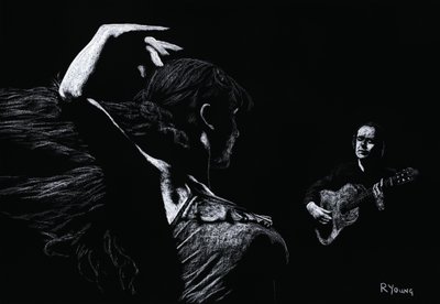 Recitál flamenca od Richard Young