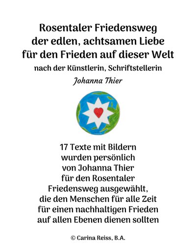 Rosentalská stezka míru od Johanna Thier