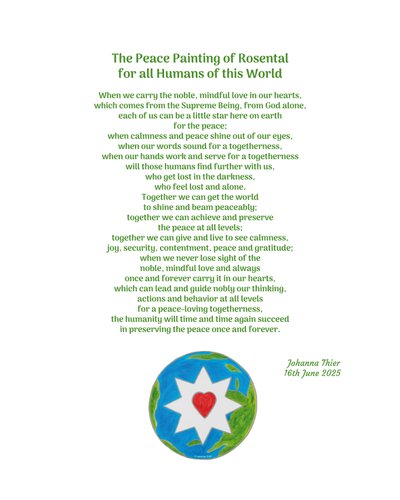 The Peace Painting of Rosental for all Humans of this World od Johanna Thier