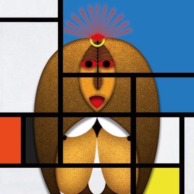 Lockdown (XV) - (aus der Serie Animal Rationale) od Alexander Eibach