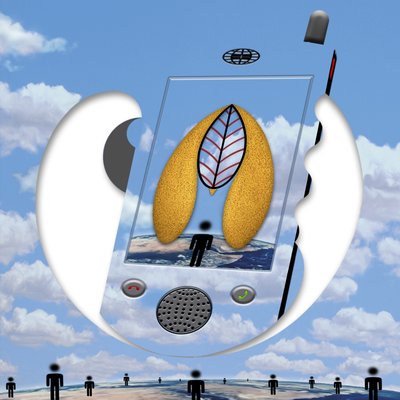 "...seit ein Gespräch wir sind..." (aus der Serie Skyphone) od Alexander Eibach