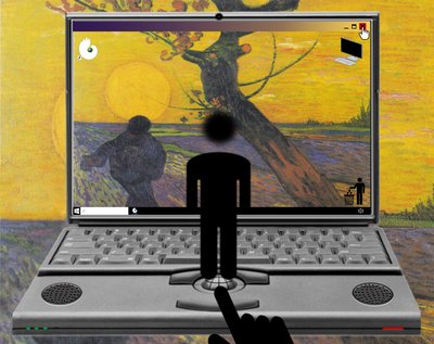 Setkání světa a země (ze série: Windows) od Alexander Eibach