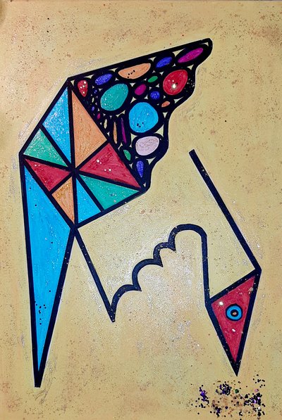 Klající pták od Steffi_Seiler_Art