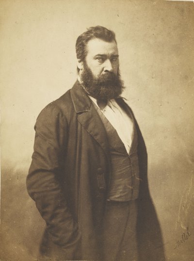 Jean-François Millet, 1856-58 (tisky ze slaného papíru ze skleněných negativů) od Nadar