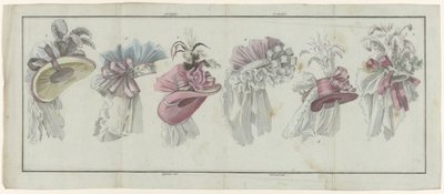 Magasin des Modes Nouvelles Françaises et Anglaises, 20. července 1787, 25. sešit, 2. ročník, jednotné pl. od A.B. Duhamel