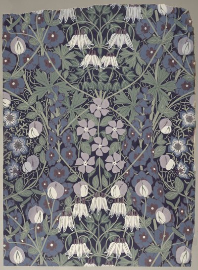 Columbine, vyrobený Jeffrey & Co., Londýn (tapeta) od A.F. Vigers