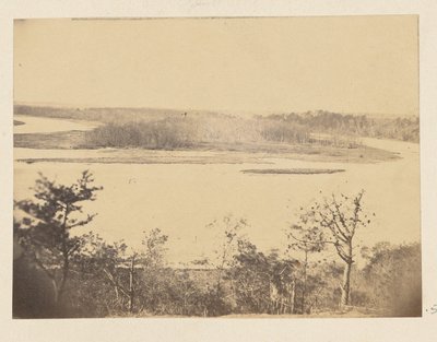 Pohled na řeku Appomattox od Point of Rocks od A.J. Russell