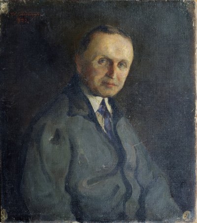 Portrét klavíristy Konstantina Igumnova 1873-1948, 1930 od A.K. Elsner