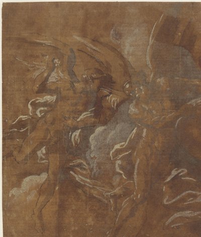 Dva okřídlení muži od A. Carracci (attributed to)