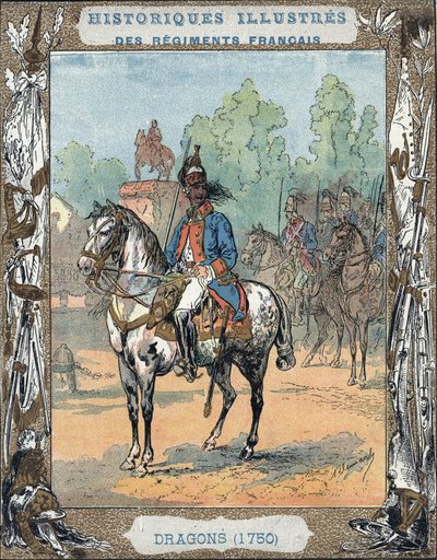 Dragouni francouzské císařské armády od A. Demarle
