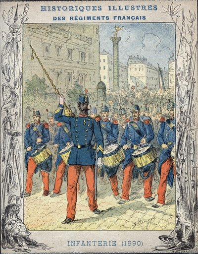 francouzská pěchota od A. Demarle