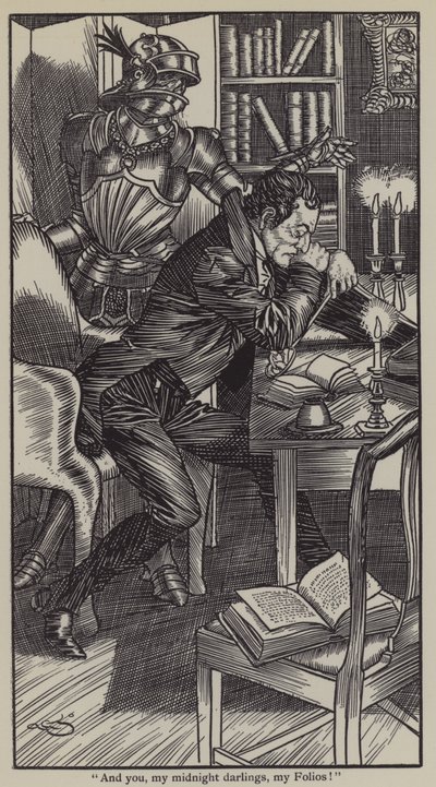 Ilustrace k The Essays of Elia od Charlese Lamba (litho) od A. Garth Jones