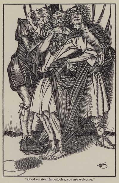 Ilustrace k The Essays of Elia od Charlese Lamba (litho) od A. Garth Jones