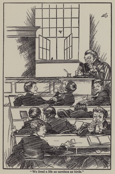 Ilustrace k The Essays of Elia od Charlese Lamba (litho) od A. Garth Jones