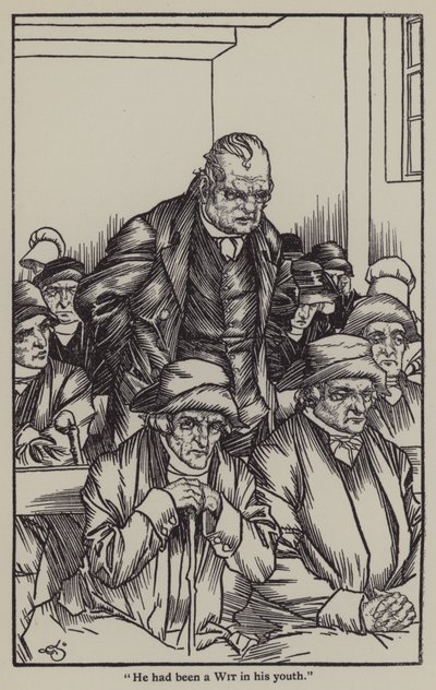 Ilustrace k The Essays of Elia od Charlese Lamba (litho) od A. Garth Jones