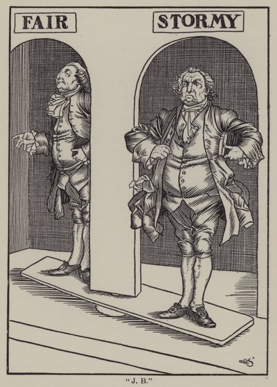 Ilustrace k The Essays of Elia od Charlese Lamba (litho) od A. Garth Jones