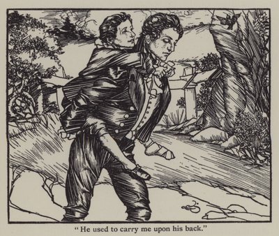 Ilustrace k The Essays of Elia od Charlese Lamba (litho) od A. Garth Jones