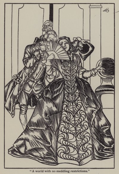 Ilustrace k The Essays of Elia od Charlese Lamba (litho) od A. Garth Jones
