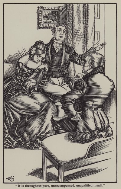 Ilustrace k The Essays of Elia od Charlese Lamba (litho) od A. Garth Jones