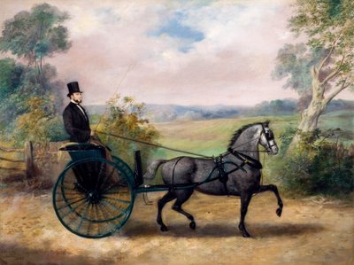 Muž v Gig, 1862 od A. Heaning
