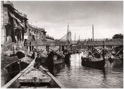 Whiteley Bridge, Ashar Creek, Basra, Irák, 1925 od A. Kerim