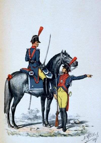 Císařské četnictvo v Paříži, 1813 1887 od A. Lemercier