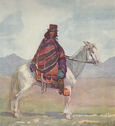 Araucanian Indian, 1916 od A. S. Forrest