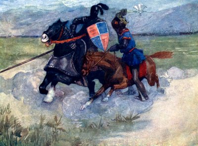 Bruce zvedl svou bitevní sekeru vysoko do vzduchu..., 1314, 1905 od A. S. Forrest