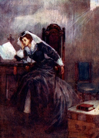 Devatenáct let byla tato ubohá královna držena ve vězení, 16. století, 1905. od A. S. Forrest