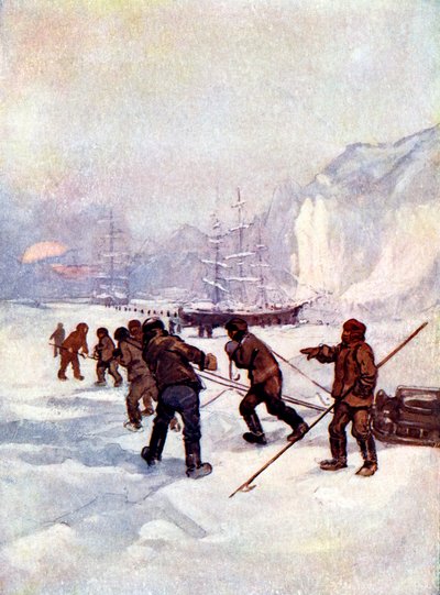 Lodě se jmenovaly Terror and the Erebus, 1847, 1905. od A. S. Forrest