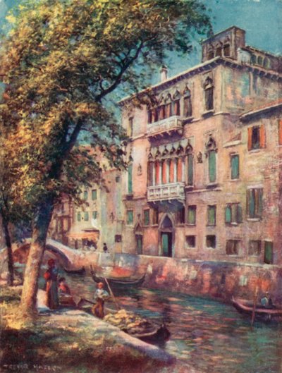 Palazzo Nani-Mocenigo od A. Trevor Haddon