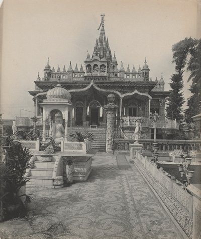 Pareshnath, Jain Temple, Kalkata, c. 90. léta 19. století. od A. W. A. Plâté Studio