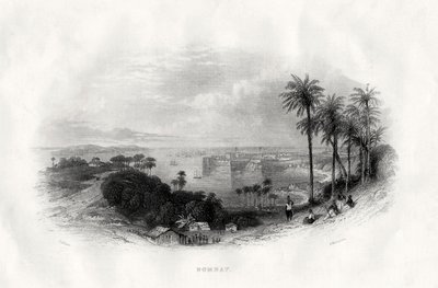 Bombaj, Indie, 1860 od A. Willmore