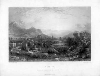 Efez, Turecko, 19. století. od A. Willmore
