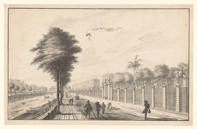 The Post Rijswijk při pohledu z Noordwijku Rijswijk (název na objektu) od A. de Nelly (attributed to)