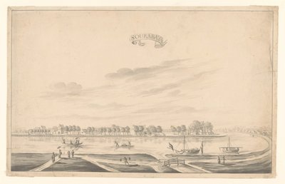 Pohled na Surabaya Sourabaya (název na objektu) od A. de Nelly (possibly)