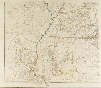 Mapa Spojených států Severní Ameriky od Aaron Arrowsmith