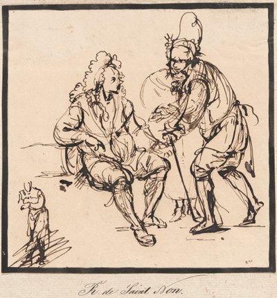 Zahradník a gentleman od Abbé de Saint Non Jean Claude Richard