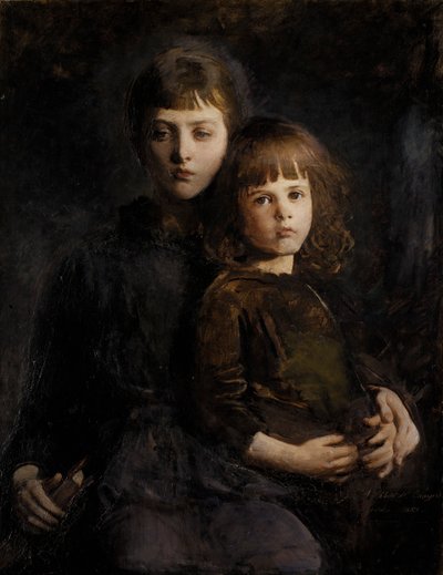 Bratr a sestra (Mary a Gerald Thayerovi) od Abbott Handerson Thayer