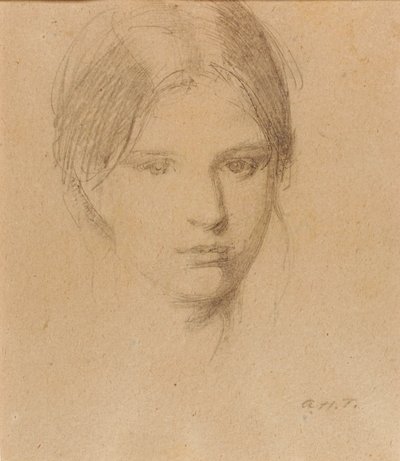 Portrét umělcovy dcery Marie od Abbott Handerson Thayer