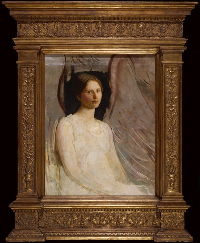 Studie pro sedícího anděla od Abbott Handerson Thayer