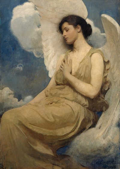 Okřídlená postava, 1889. od Abbott Handerson Thayer