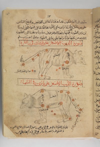 Kitab suwar al-kawakib al-thabita Kniha obrazů stálic, Írán, konec 15. století. od Abd al Rahman al Sufi
