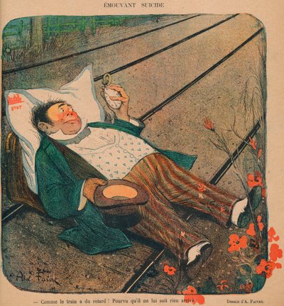 Pohyblivá sebevražda, 1899. od Abel Faivre