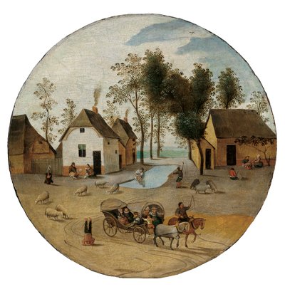 Měsíc červen, cca 1606 od Abel Grimmer or Grimer