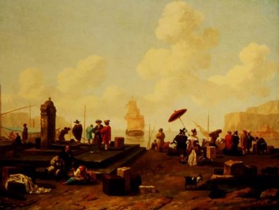 Mořské pobřeží od Abraham Jansz Begeyn