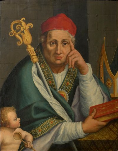 Augustin z Hrocha. od Abraham Bloemaert