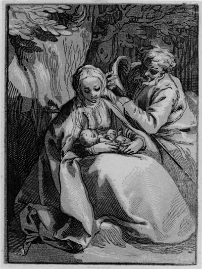 Svatá rodina od Abraham Bloemaert